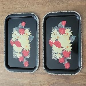 Vintage MCM Metal Trays -3